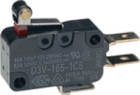 MIKROKYTKIN, NAPPI, 16A Micro Switch With Pin Plunje