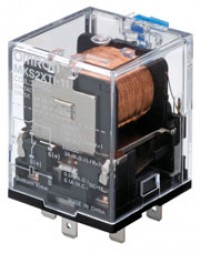 Industrial relay 3PDT Plug-in type with LED, Mechani