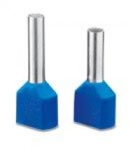 Ferrules with plastic sleeve, color range in acc. wi