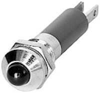 Merkkilamppu 8mm led vihr 24VDC IP40                